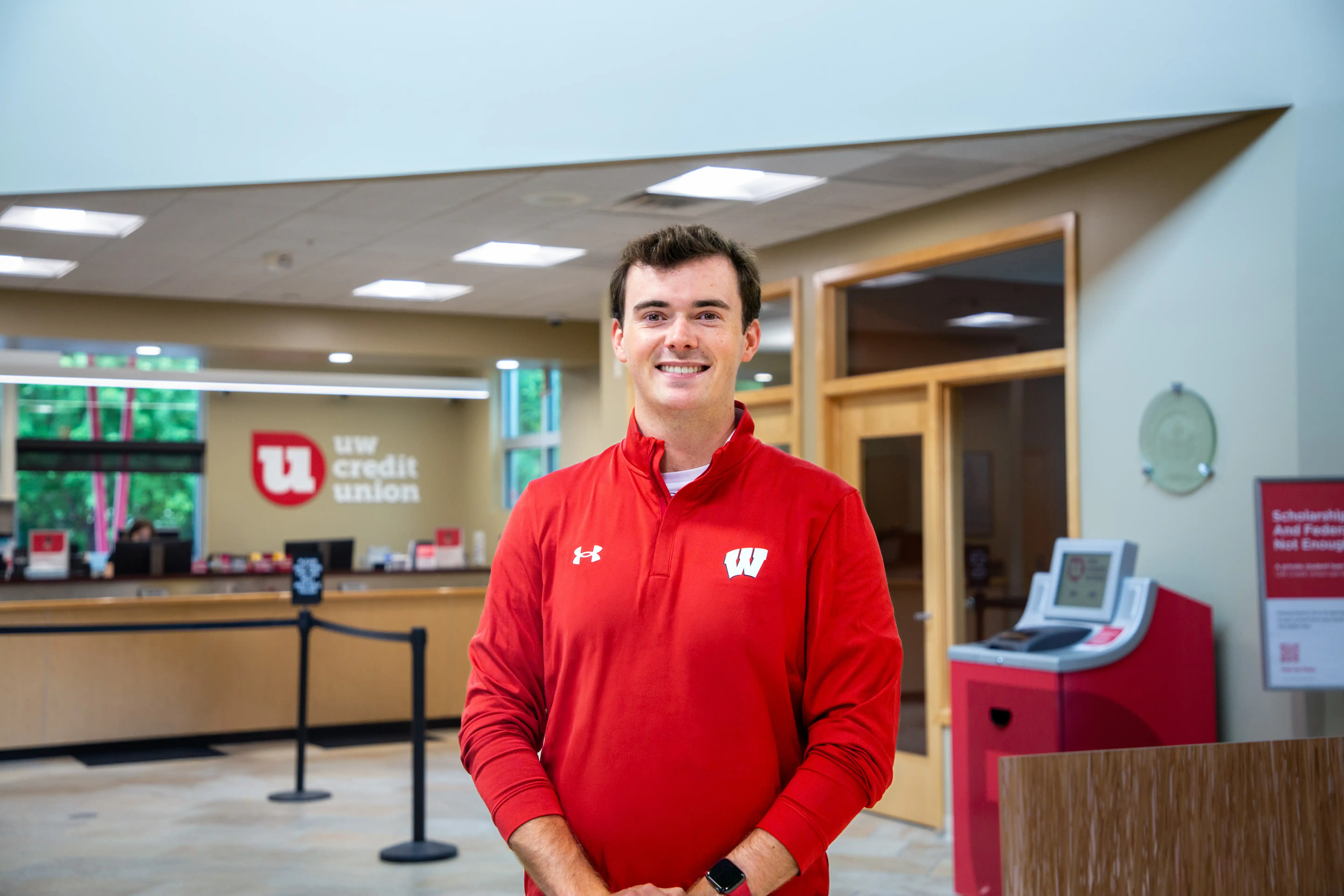 A photo of member and former Bucky Badger, Jacob Laing. 